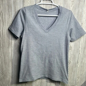 Women Athleta ribbed top Size Large